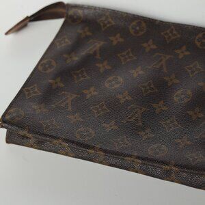 SOLD-Vintage Louis Vuitton Monogram Toilette Pouch Perfect for Cosmetic LV